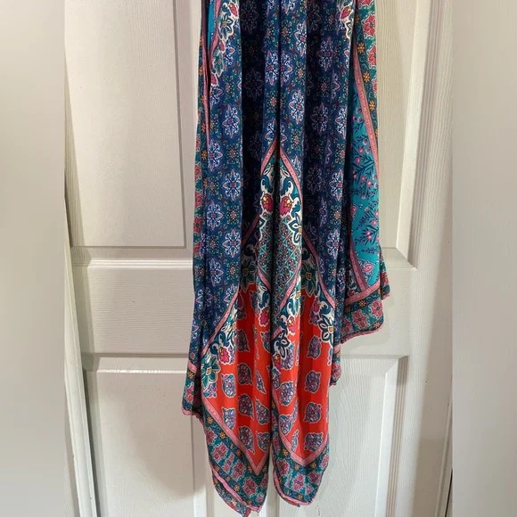 Tolani Bohemian Maxi Dress with Geometric Patterns Size XS - Picture 9 of 11